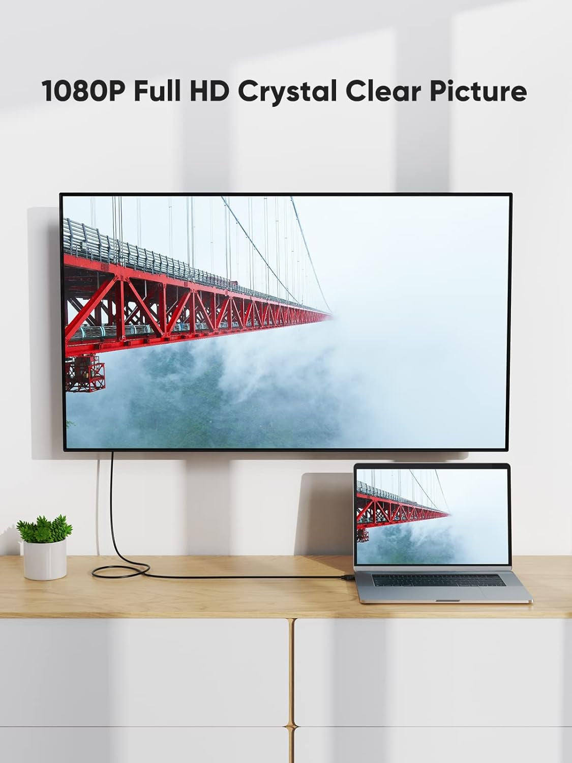 Cablecreation 10Ft HDMI to DVI Cable - Bi-Directional 1080P HD Video Adapter Cable with 24+1 DVI-D Male Connector for PC, Laptop, TV, Projector