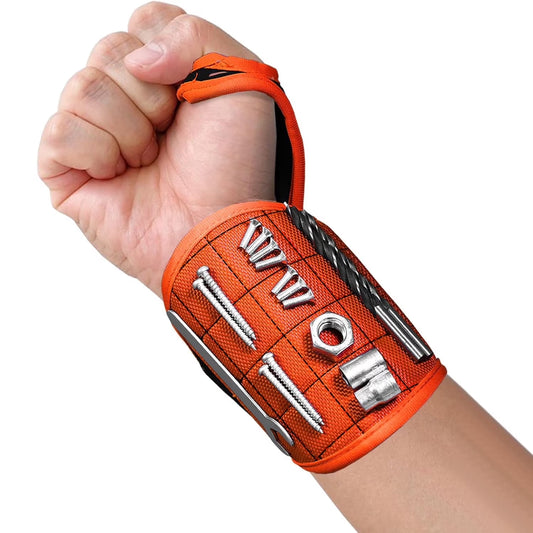 Magnetic Wristband , Gifts for Men - Made of High Quality 1680D Oxford Cloth with Lightweight Strong Magnets, Magnetic Wristbands for Tools for Dads, Husbands, Granddads, Handymen